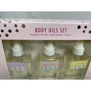 Y.A.A. You Are Amazing Three FLORAL SCENTED BODY OILS Lavender Rose Daisy ~NEW